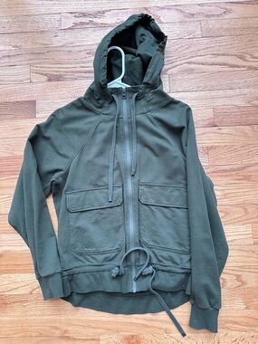 Zella Hooded Sweatshirt Jacket 95 organic cotton 5 spandex